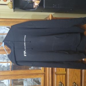 FTP IS NOT A SKATEBOARD COMPANY hoodie black 2xl fuck the population